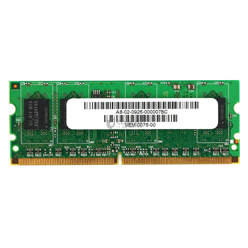 MEM-0076-00 STEC MEMORY 1GB 1R8 PC2 4200N -